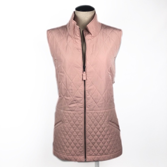 Talbots Jackets & Blazers - Talbots Pink Quilted Vest